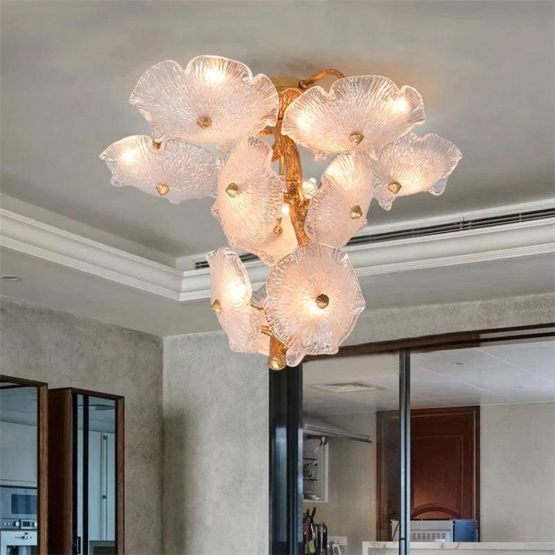 Modern Luxury Branch Chandelier For Staircase - Merlin Lamps