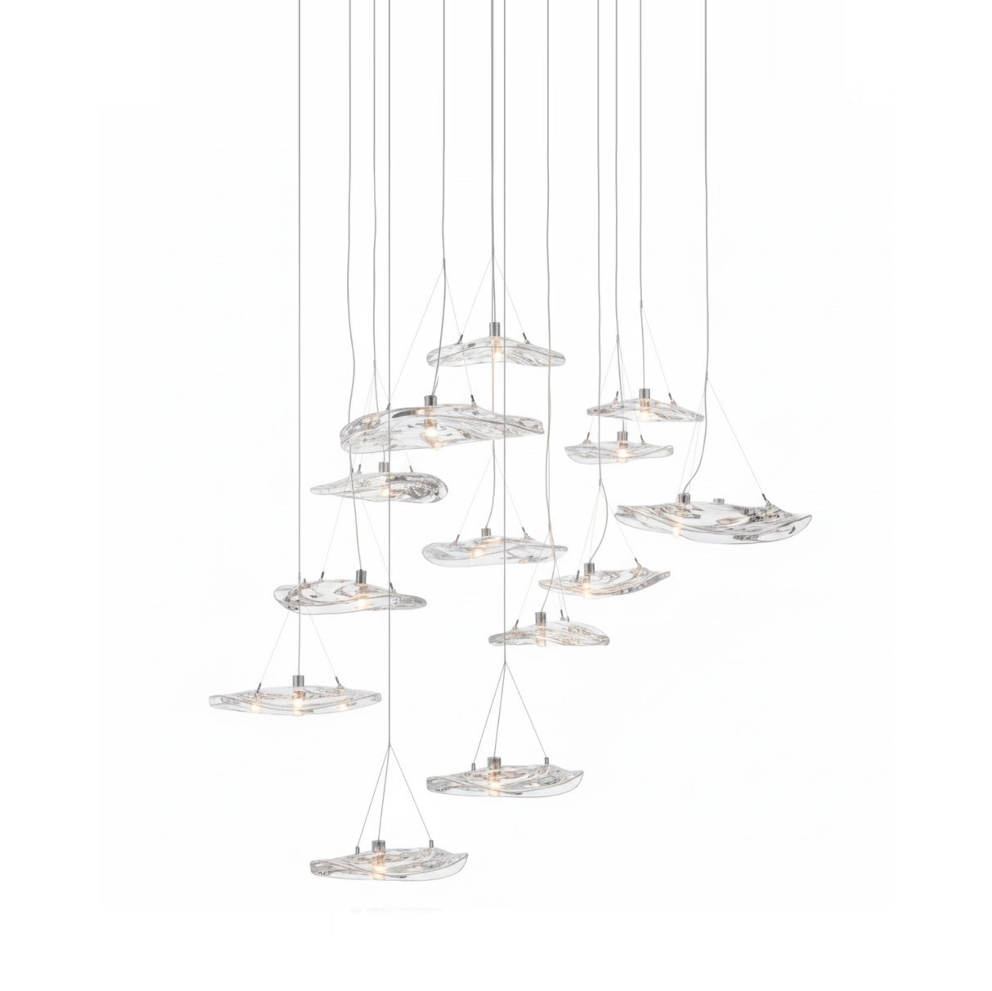 Manta Drift Class Crystal Chandelier
