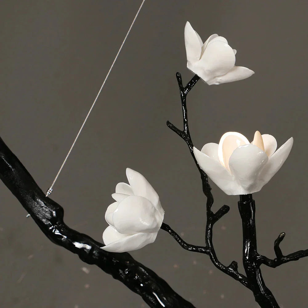 Wanos Crystal Flower Tree Branch Chandelier