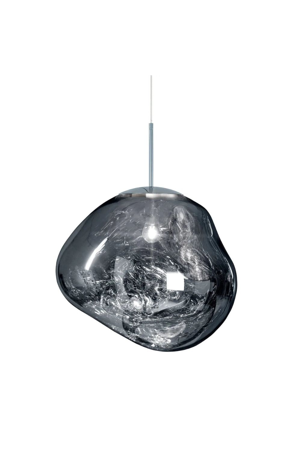 Multi Lava Round Chandelier