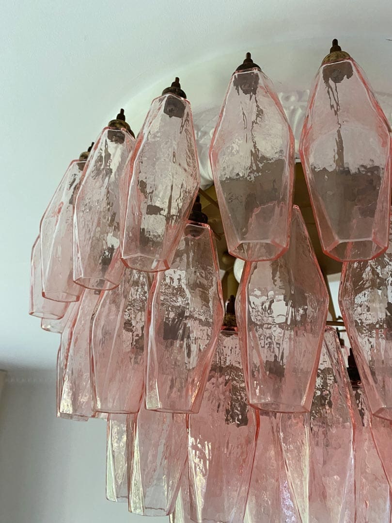 Murano Chandelier – Poliedri – 84 glasses