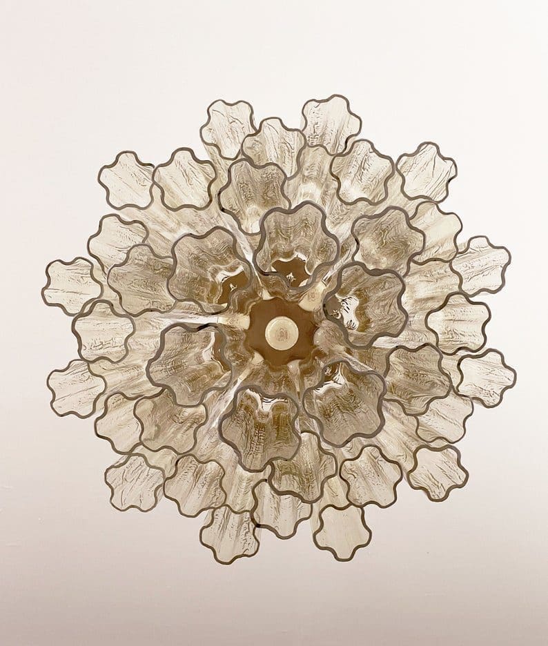 Murano Chandelier – 36 tubes – Yellow