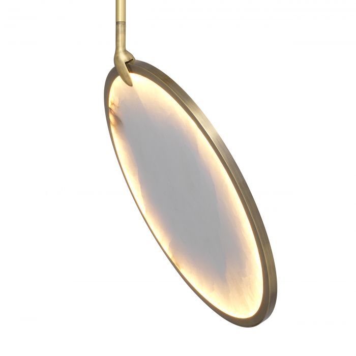 Eternity Modern Brass Chandelier - Brass