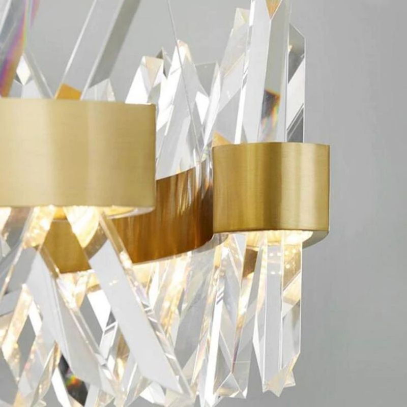 JC Open Round Crystal Chandelier