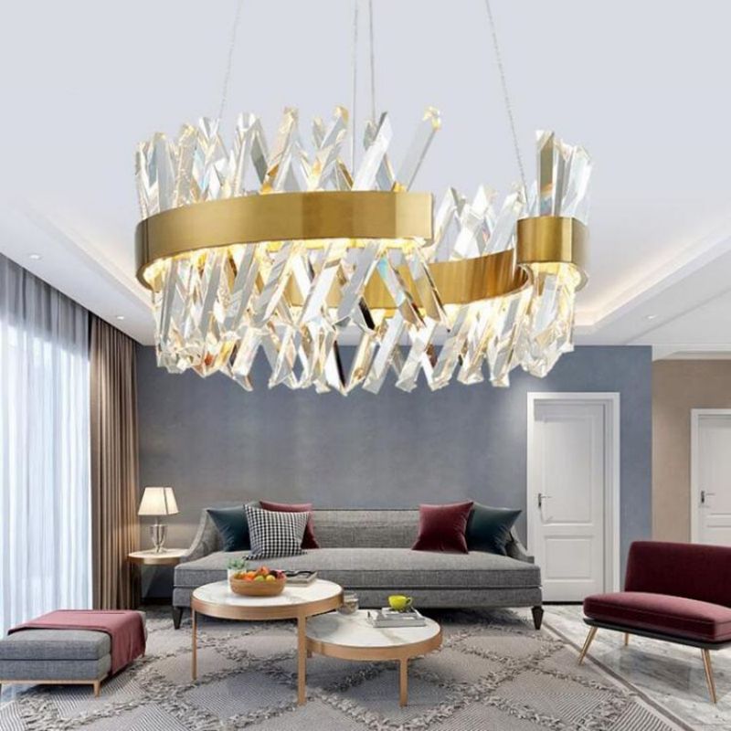 JC Open Round Crystal Chandelier