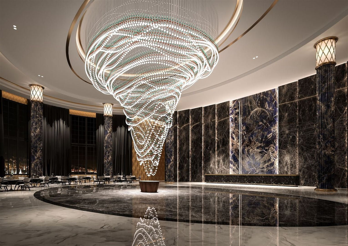 Pearl Curtain Customize Chandelier