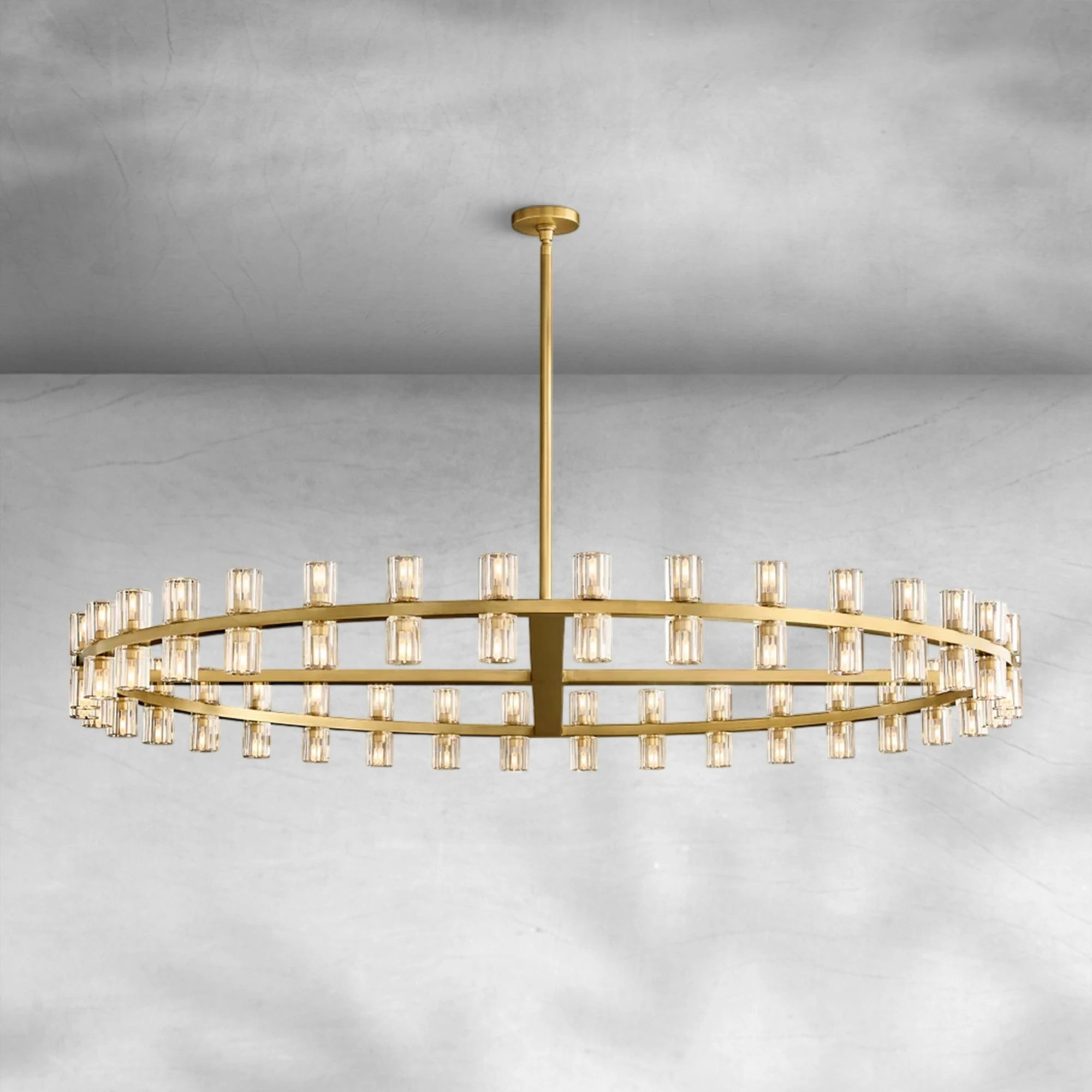 Arcachen Crystal Round Chandelier 60"