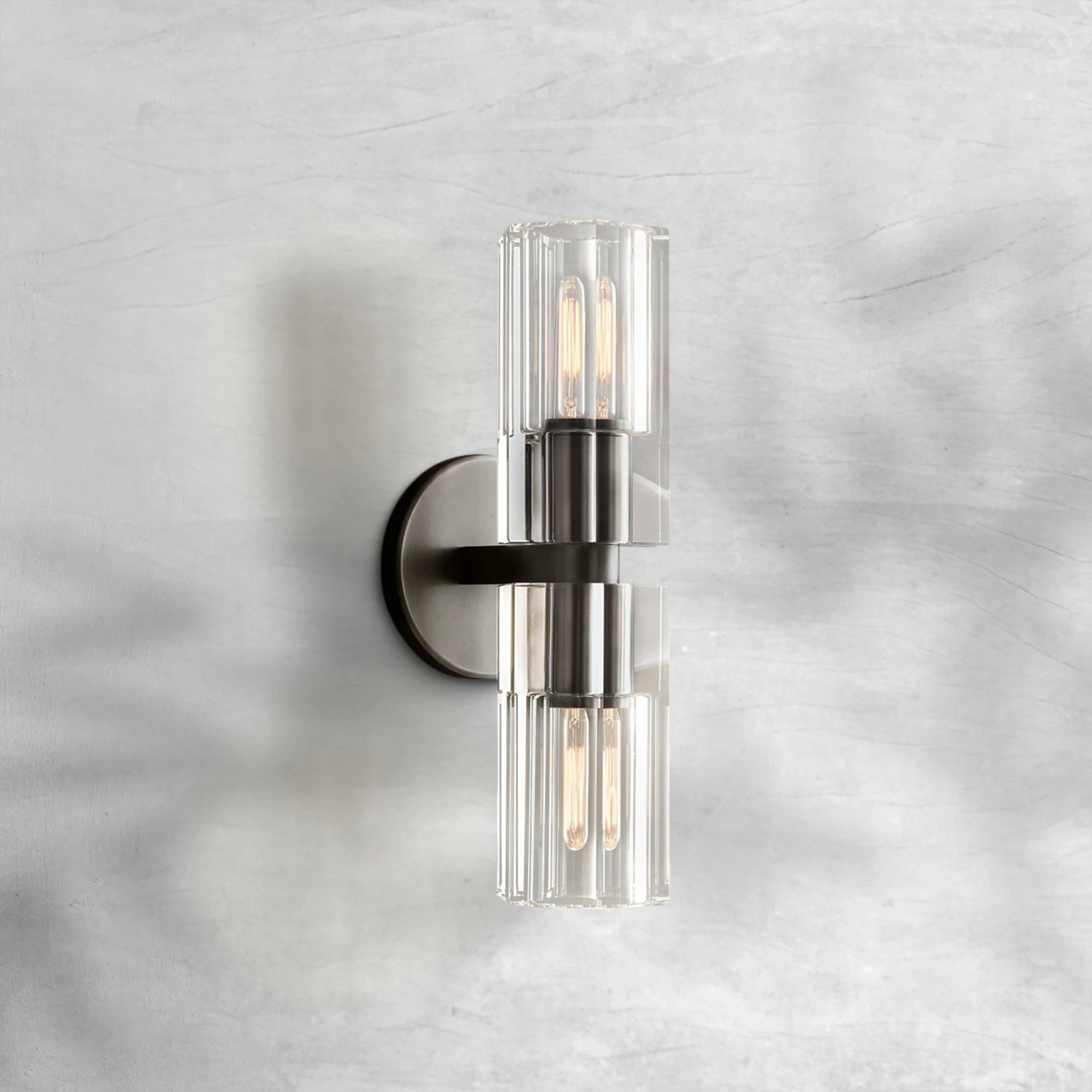 Arcachen Crystal 2 Lights Wall Sconce