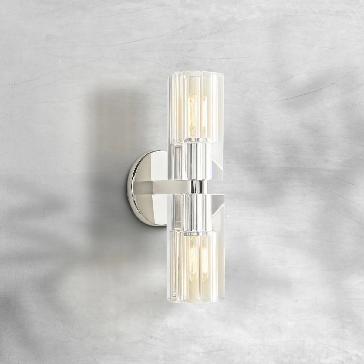 Auraline Crystal 2 Lights Wall Sconce