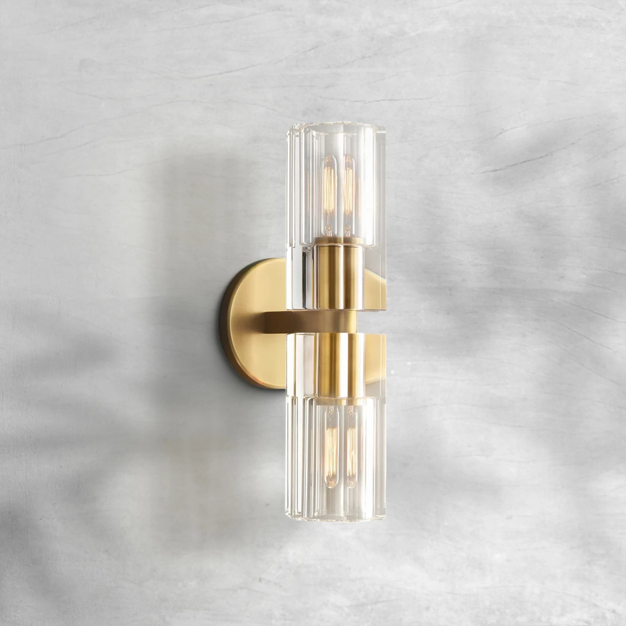 Arcachen Crystal 2 Lights Wall Sconce