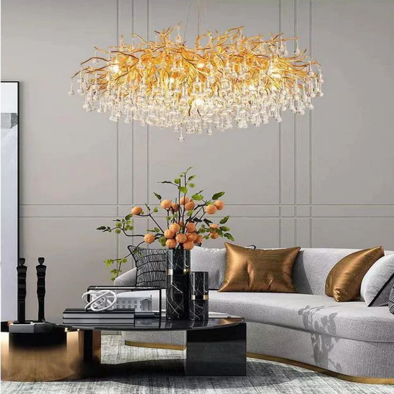 JC Aquarcadia Living Room Branch Chandelier