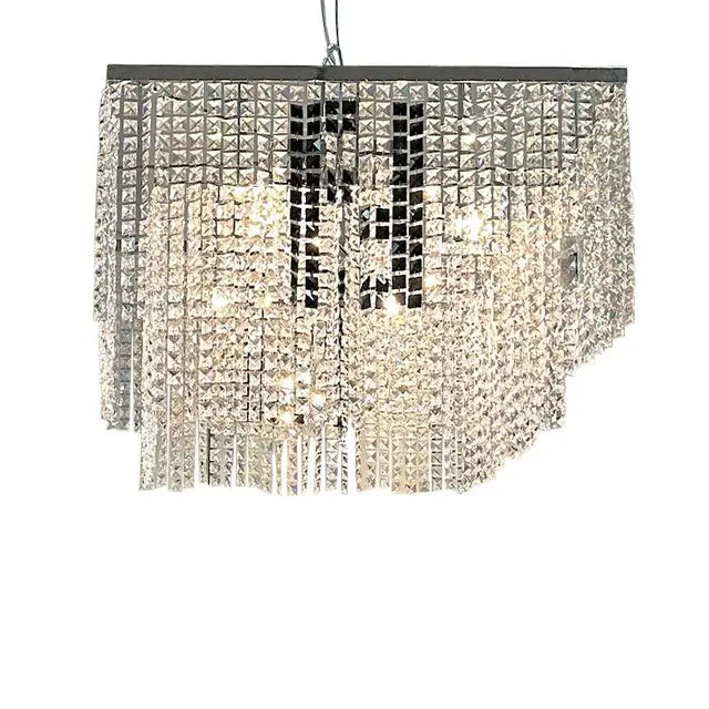 Fendi Modern Square Crystal Chandelier