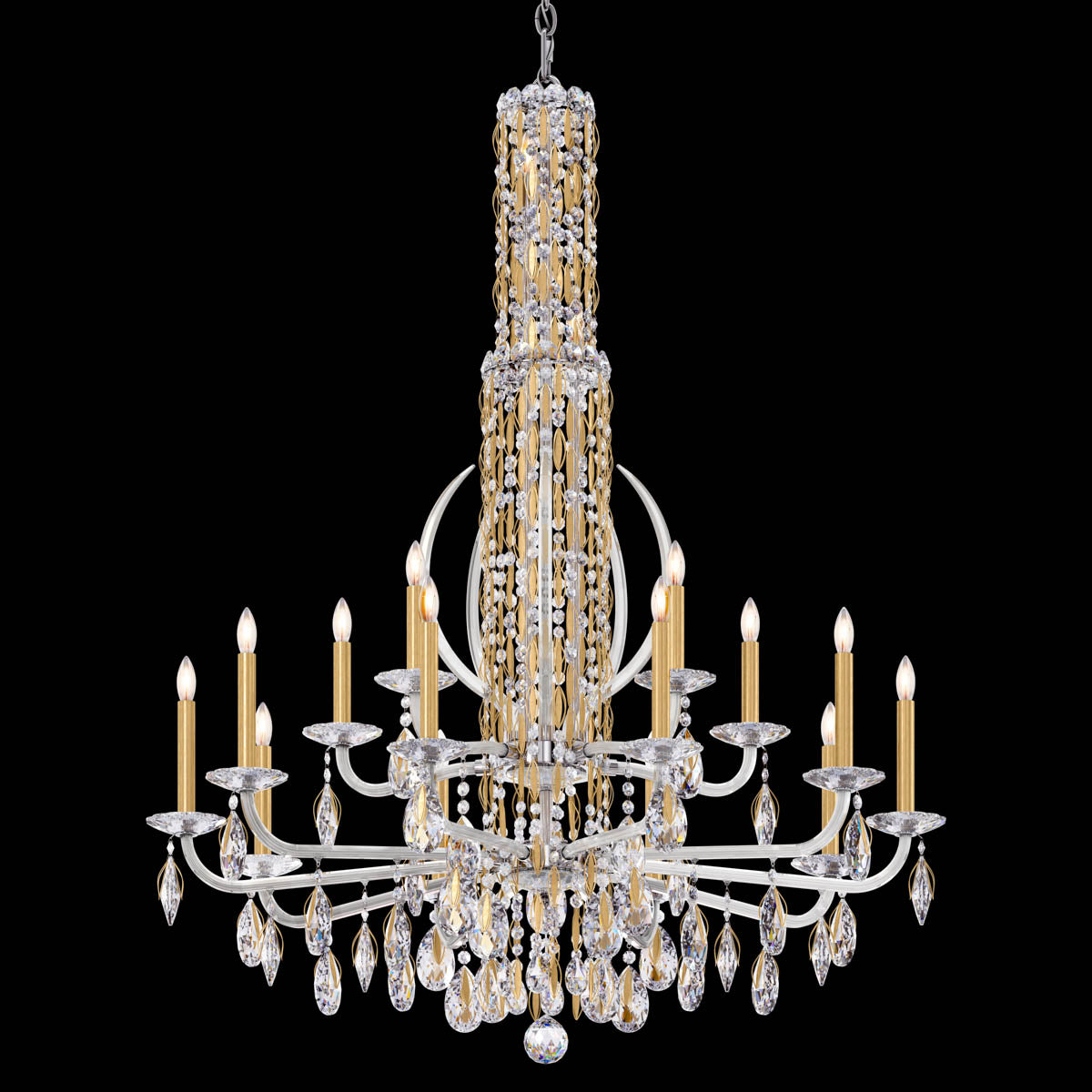 Siena Crystal Chandelier 40"