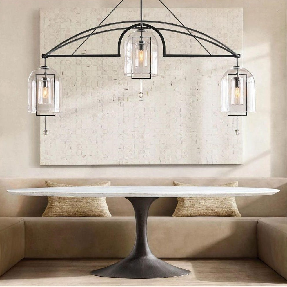 Fable Grand Linear Chandelier 85" 3-Lights