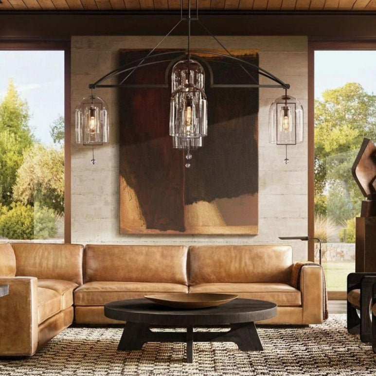 Fable Grand Round Chandelier 73" 5-Lights