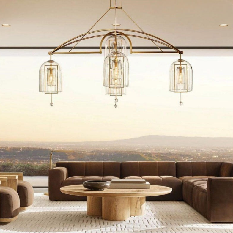 Fable Grand Round Chandelier 73" 5-Lights