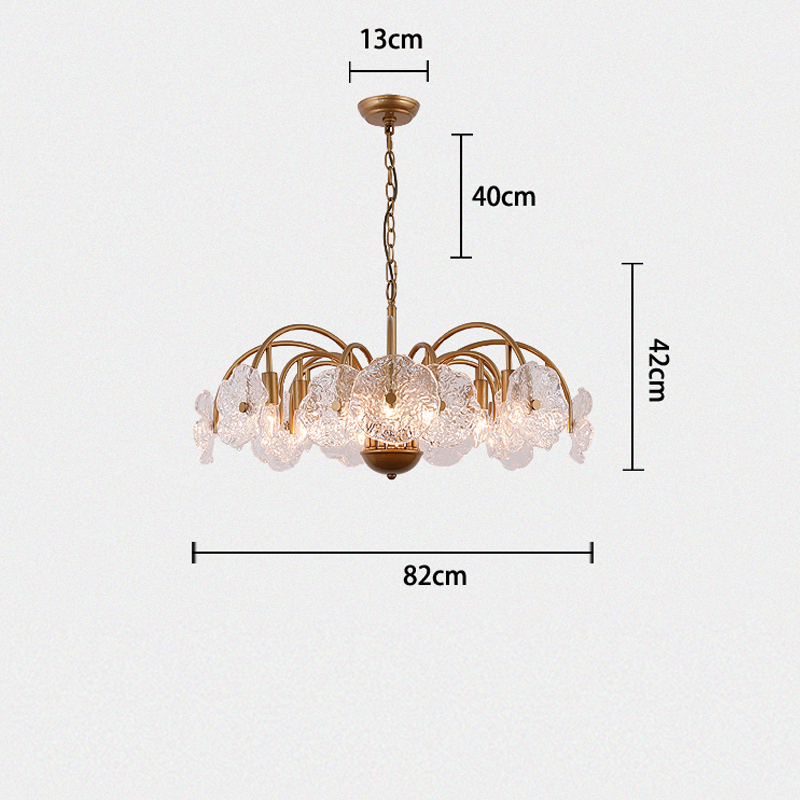 Lysan Vintage Glass Luxury Large Tiered Chandelier For Living Room chandeliers for dining room,chandeliers for stairways,chandeliers for foyer,chandeliers for bedrooms,chandeliers for kitchen,chandeliers for living room Kevin Studio Inc 32.3" Brass