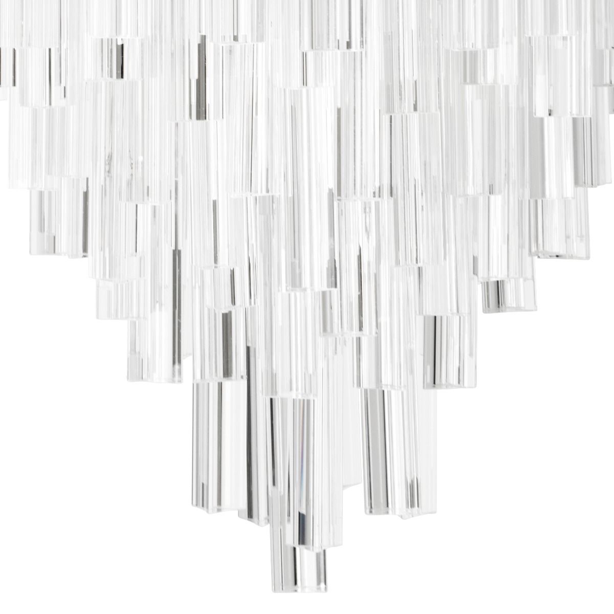 Salerno Modern Chandelier - Brass/Nickel