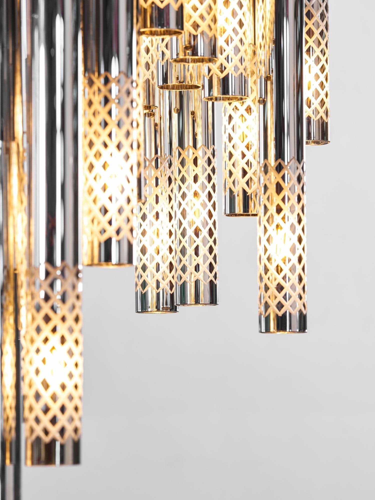 Galaxy Symphony Orchestra Meteor Shower Crystal Spiral Chandelier
