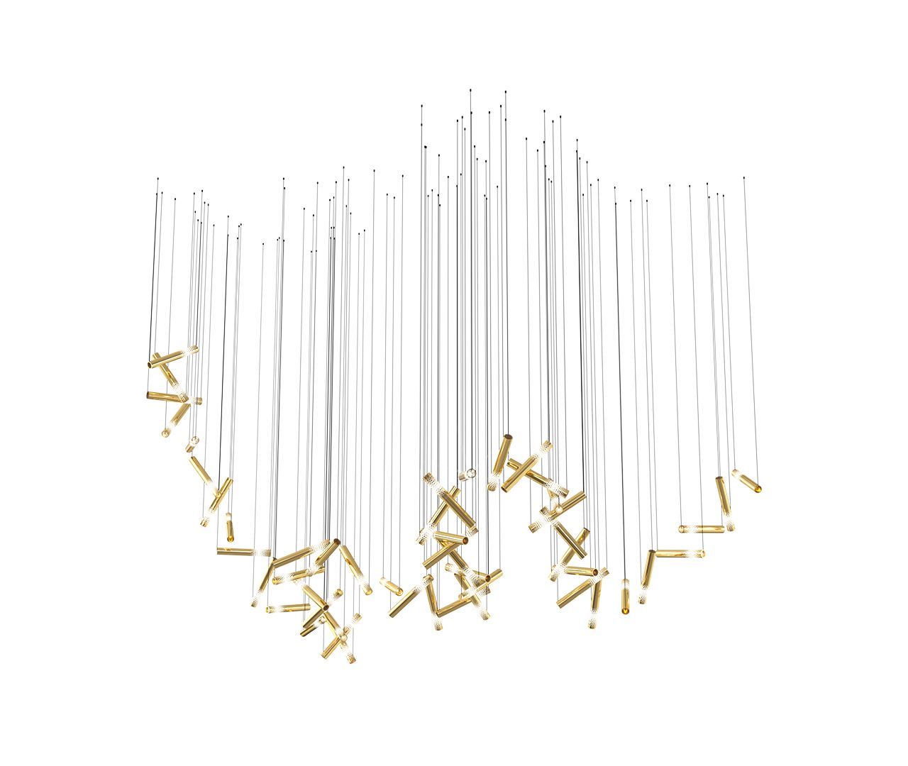 Galaxy Symphony Orchestra Meteor Shower Crystal Spiral Chandelier