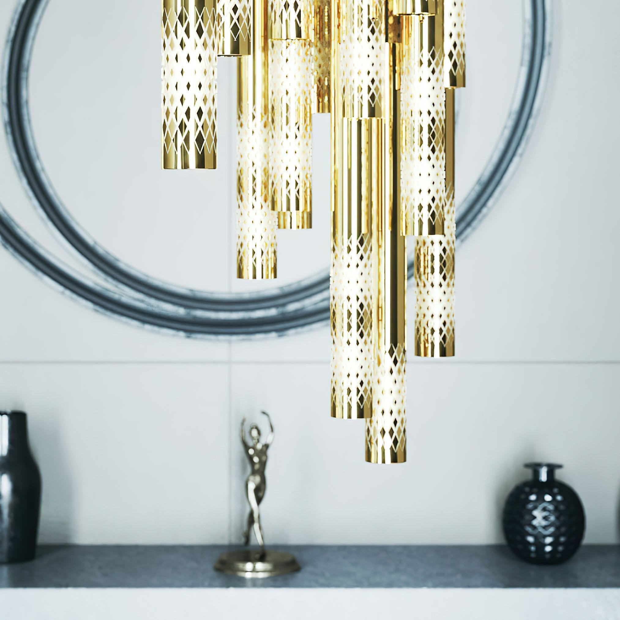 Galaxy Symphony Orchestra Meteor Shower Crystal Spiral Chandelier