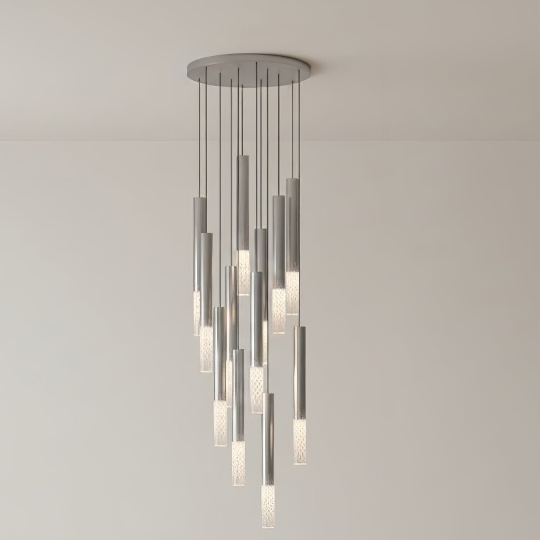 Galaxy Symphony Orchestra Meteor Shower Crystal Spiral Chandelier