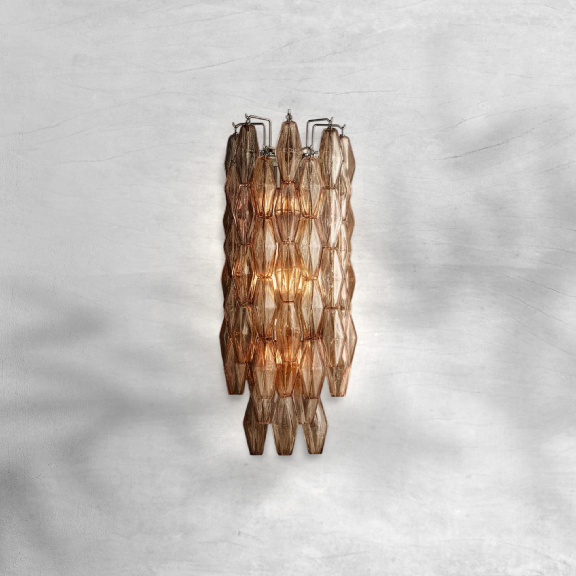 Chiaravalle Glass Short Wall Sconce