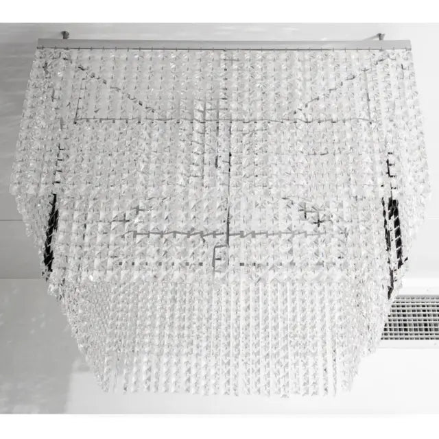 Fendi Modern Square Crystal Chandelier