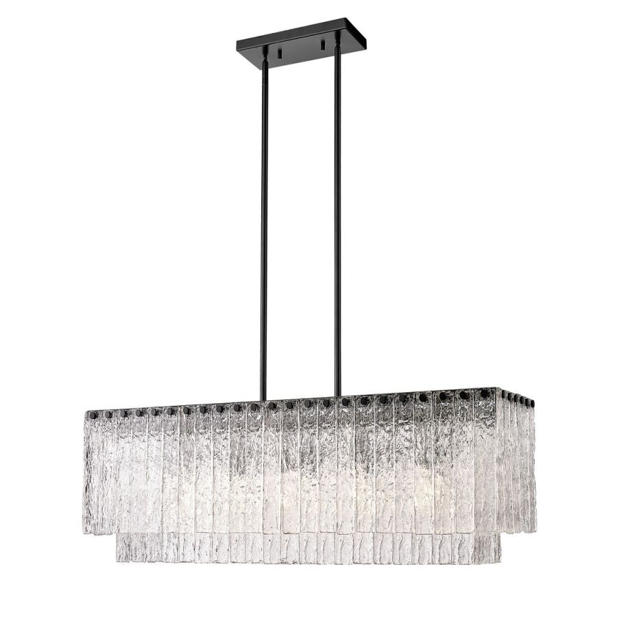 JC Z-Lite Linear Glass Chandelier