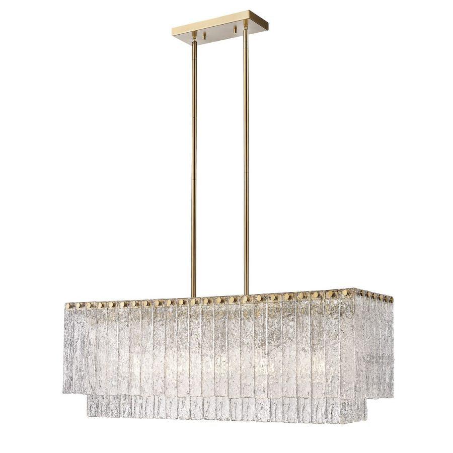 JC Z-Lite Linear Glass Chandelier