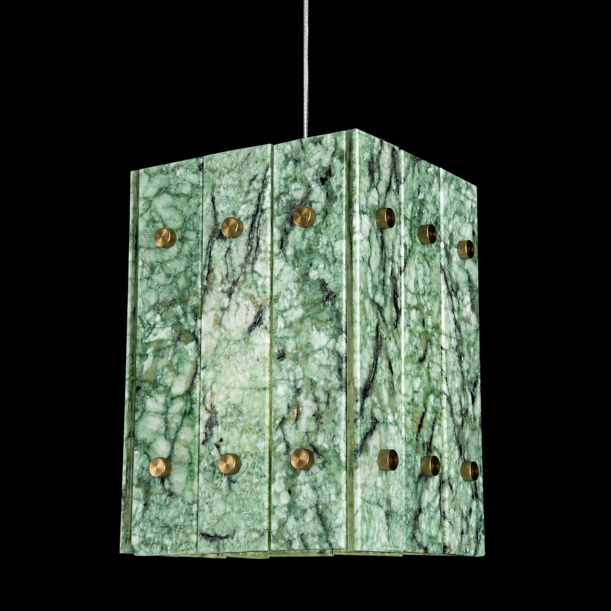 Modern Faceted Luxury stone Pendant Light