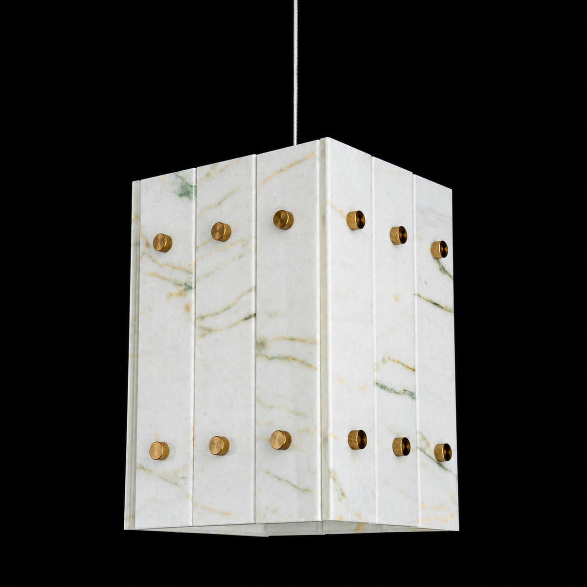 Modern Faceted Luxury stone Pendant Light