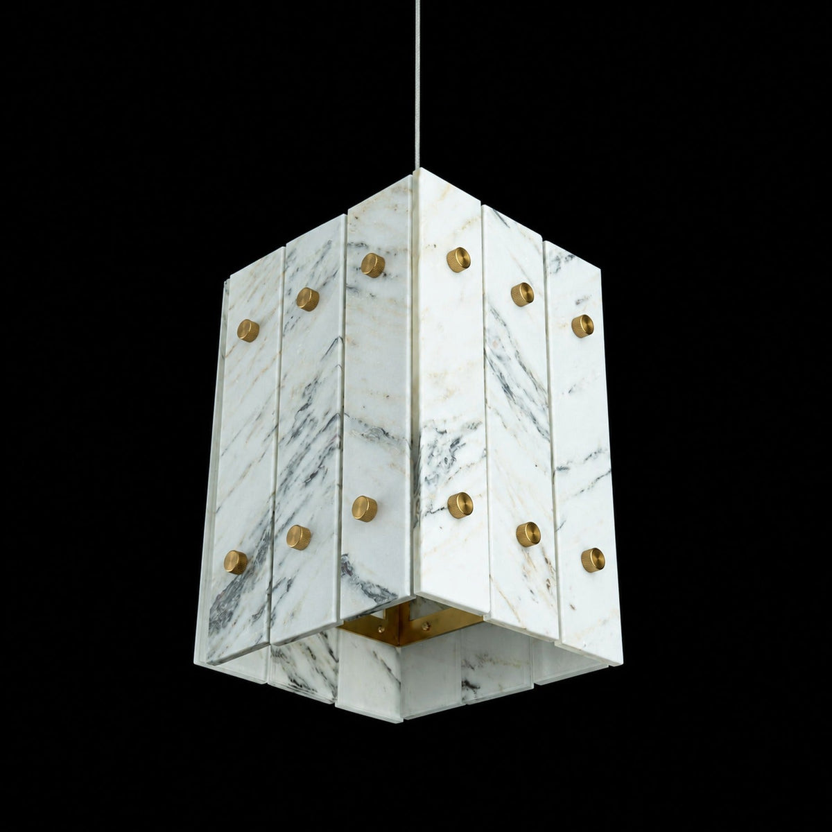 Modern Faceted Luxury stone Pendant Light