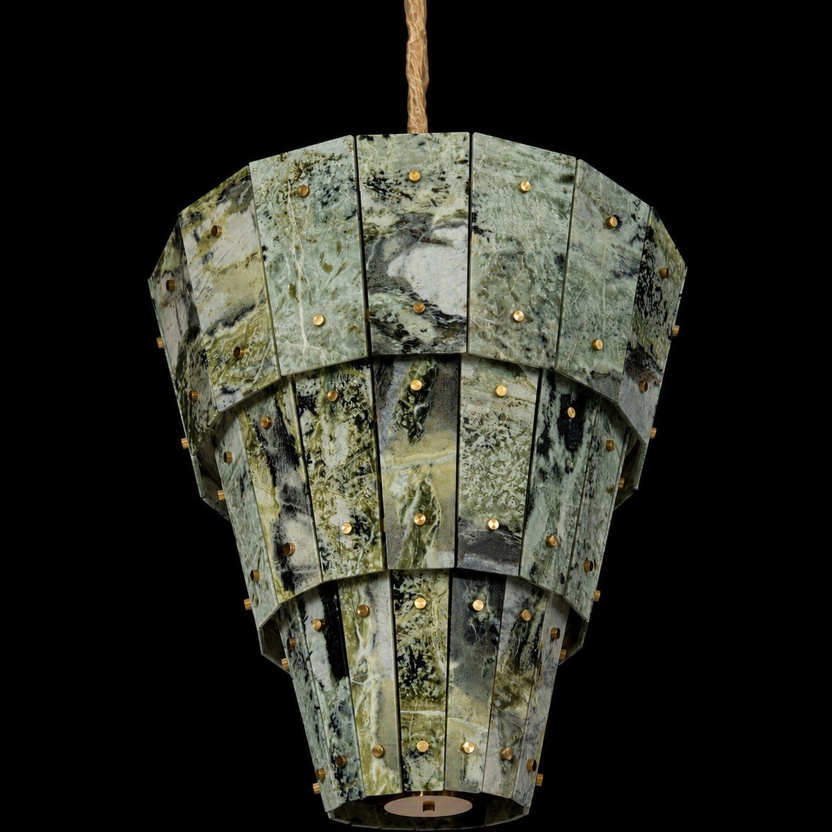 Modern Tapered Luxury stone Chandelier