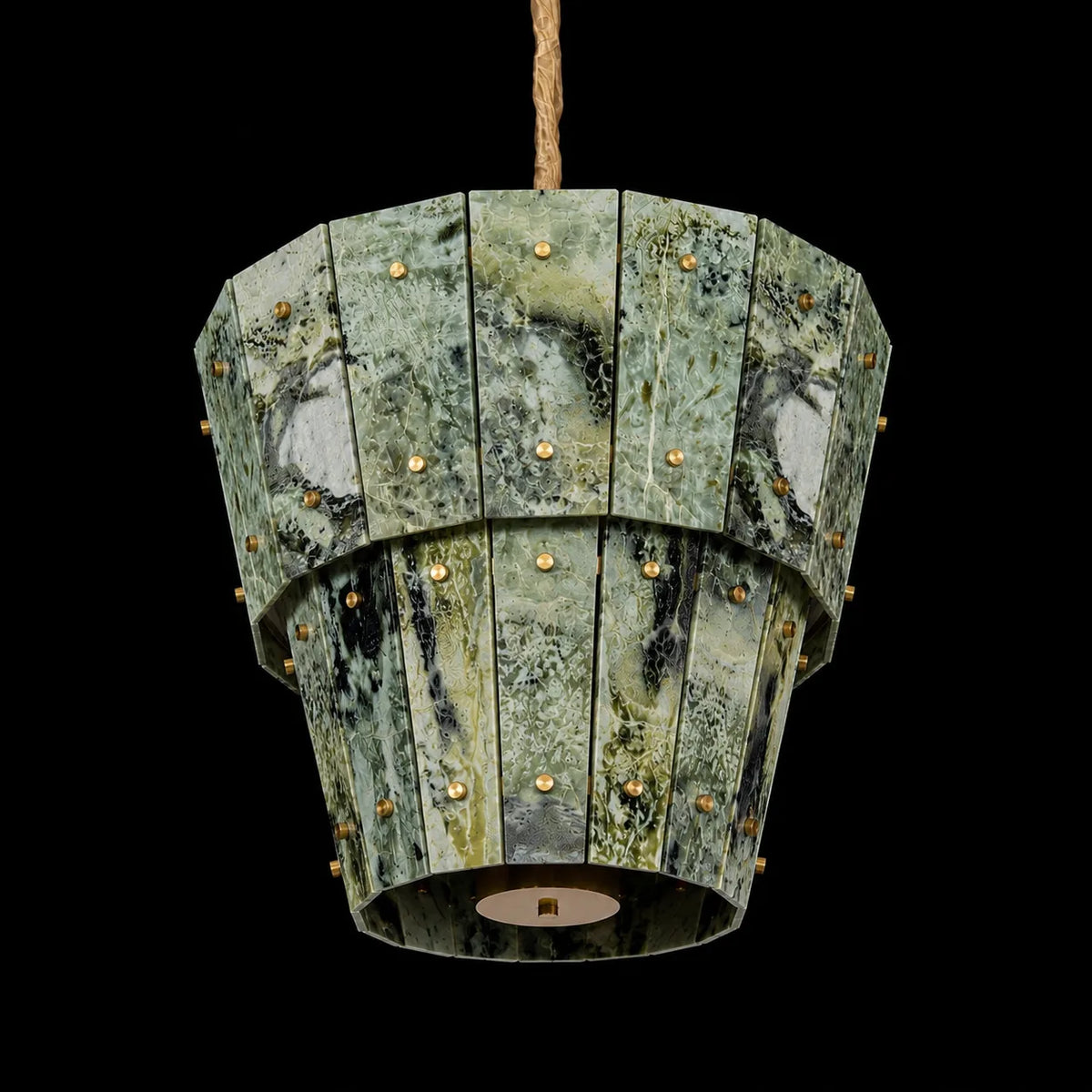 Modern Tapered Luxury stone Chandelier
