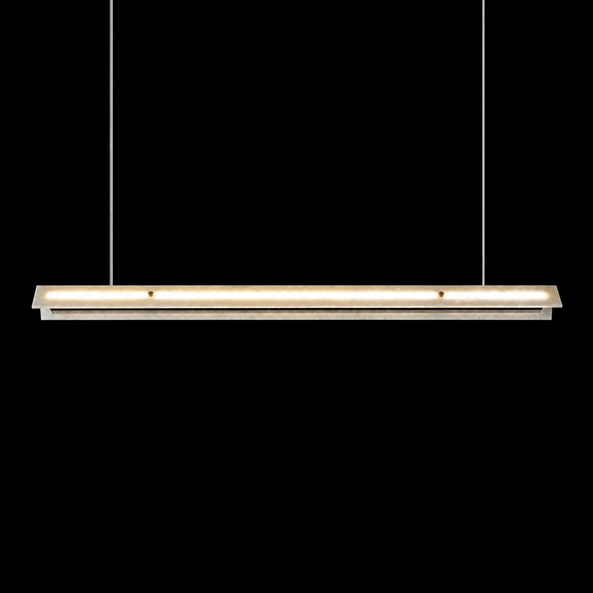 Modern Slim Luxury stone Linear LED Pendant Light
