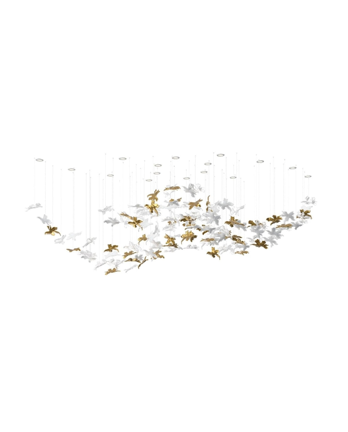 Vine Meteor Shower Crystal Spiral Chandelier