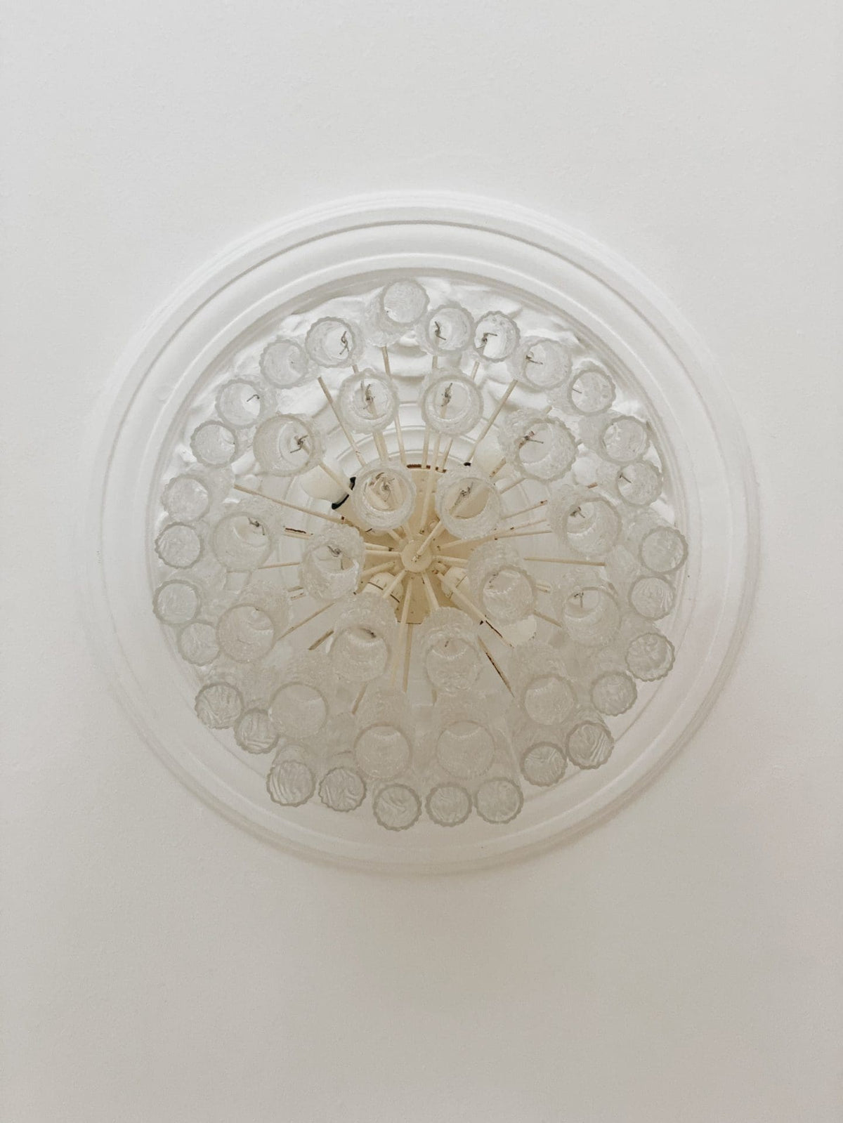 Vintage – Murano chandelier for Venini – 1970 – Transparent