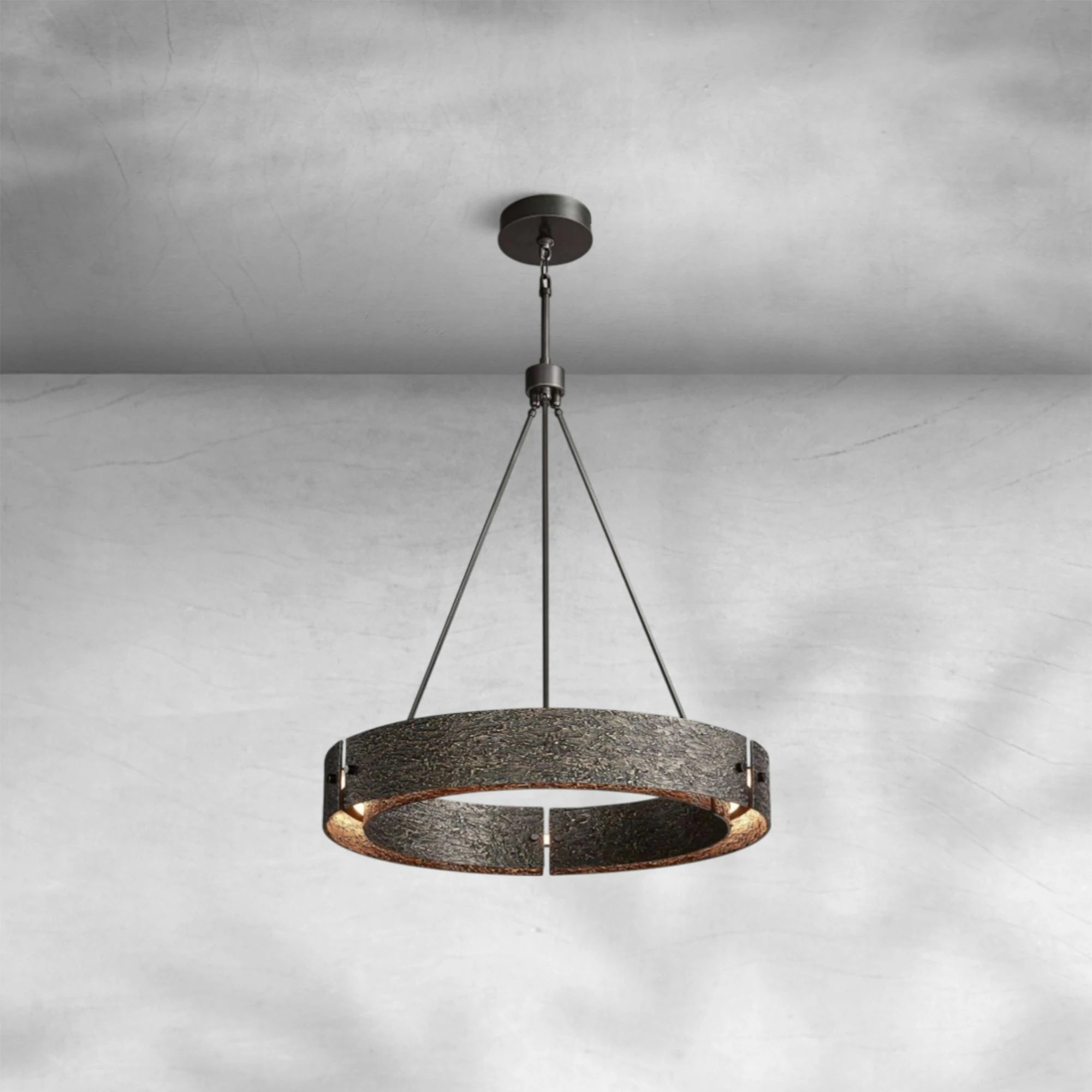 Veuvery Round Chandelier D36"