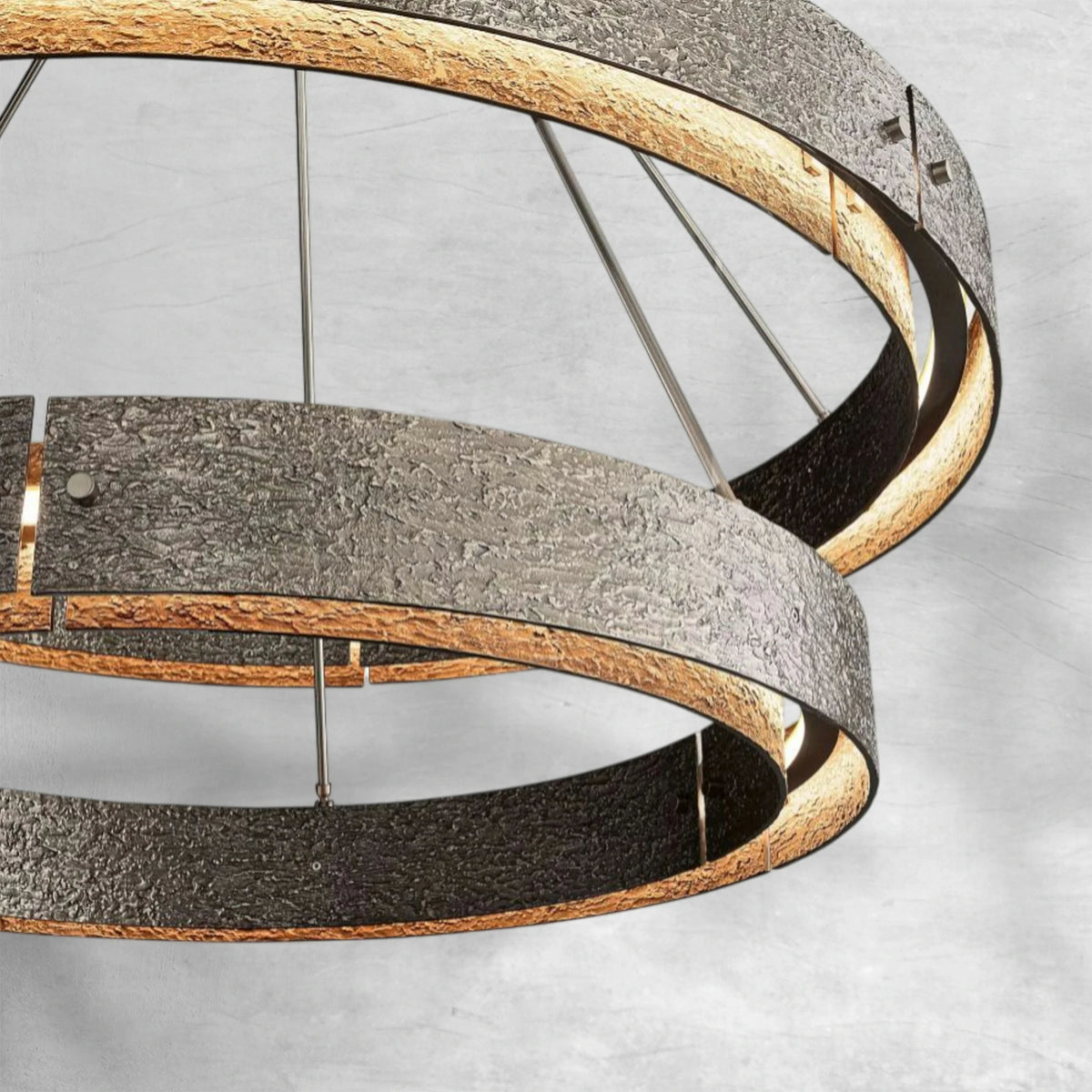 Vion Two-Tier Round Chandelier D 60"