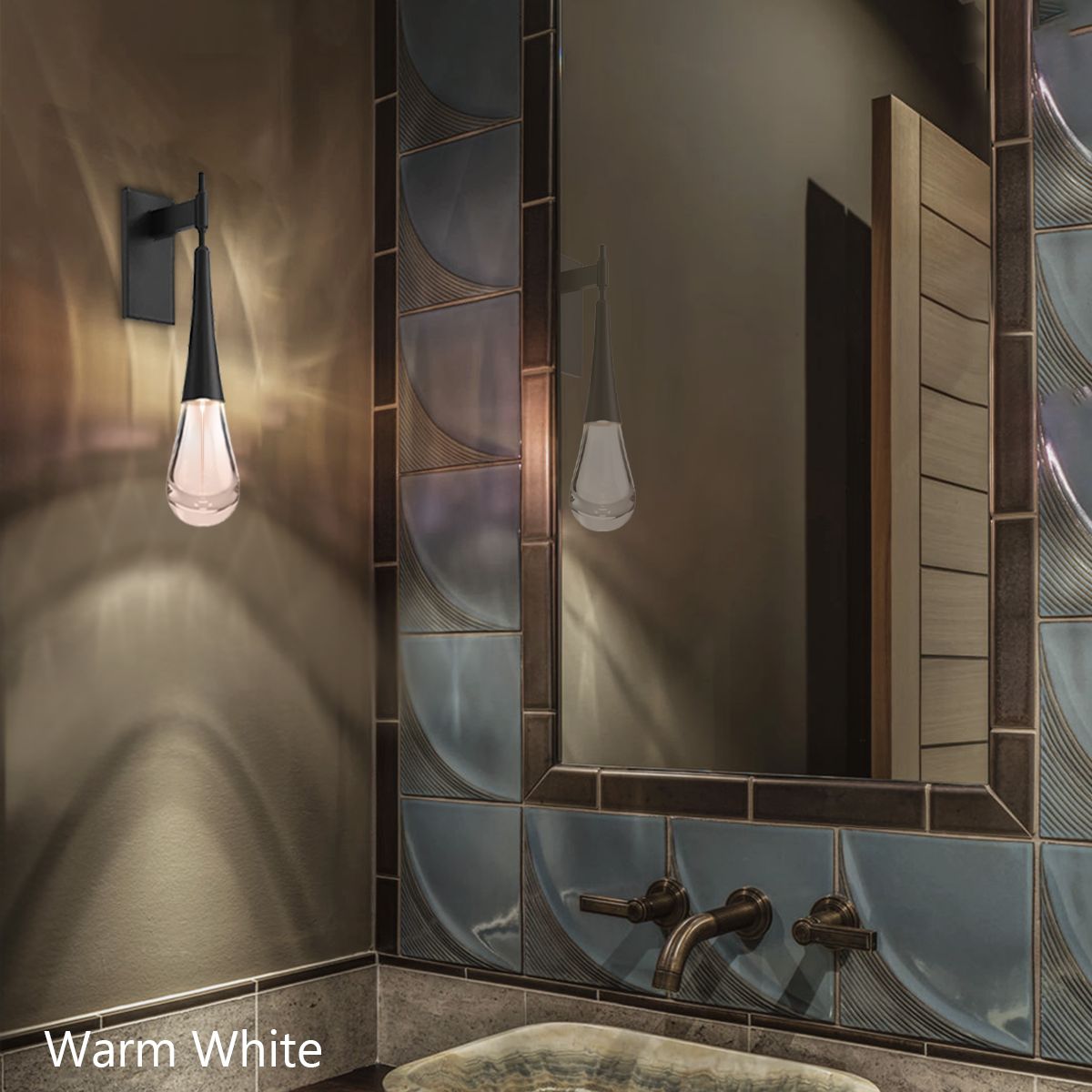 JC Water Drop LED Wall Sconce