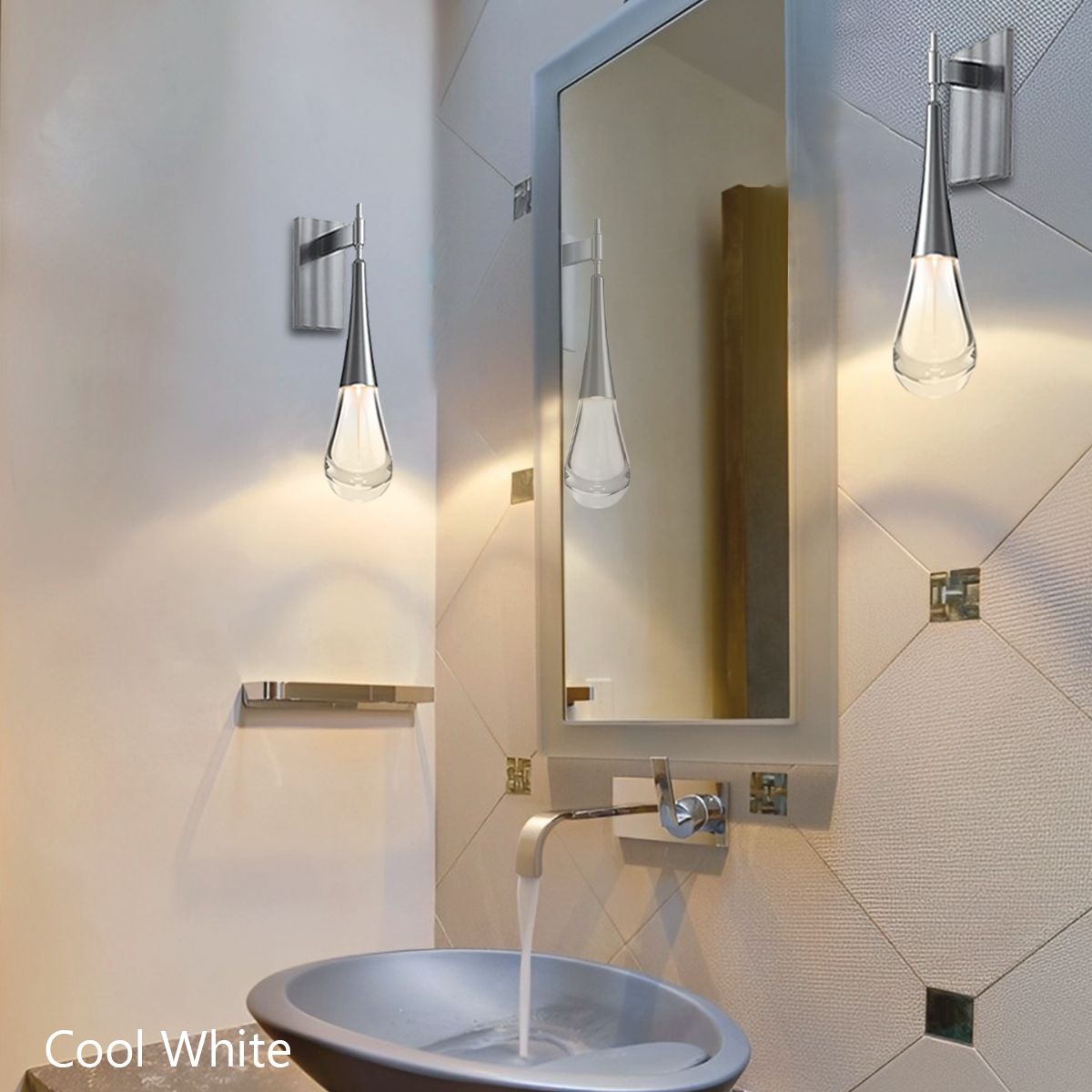 JC Water Drop LED Wall Sconce
