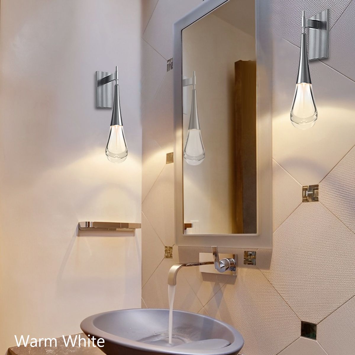 JC Water Drop LED Wall Sconce