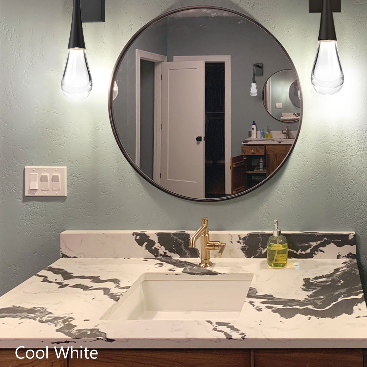 JC Water Drop LED Wall Sconce