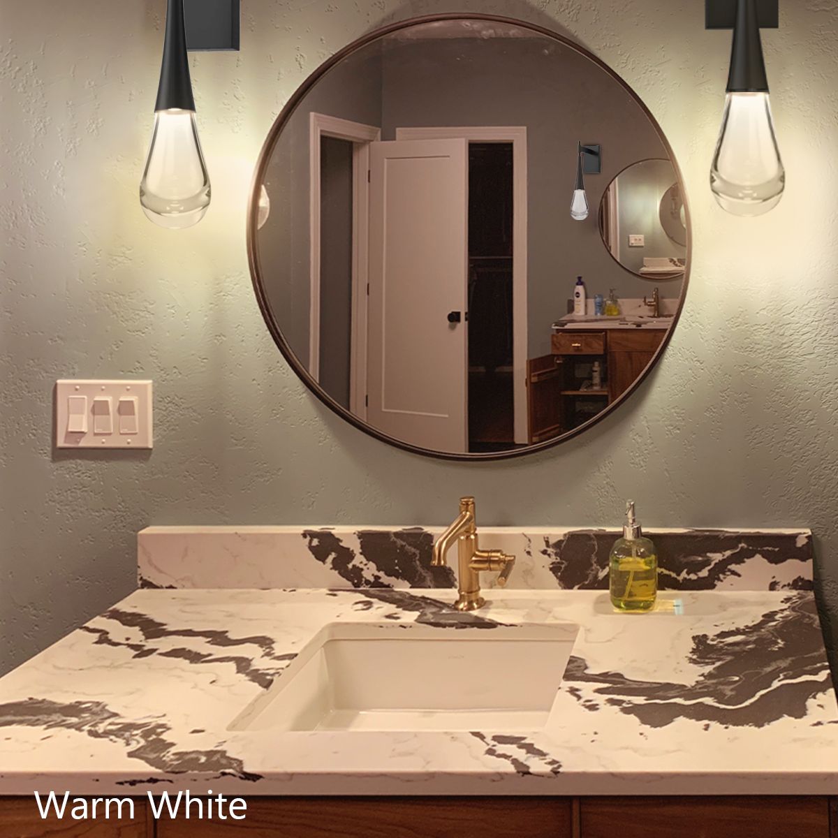JC Water Drop LED Wall Sconce