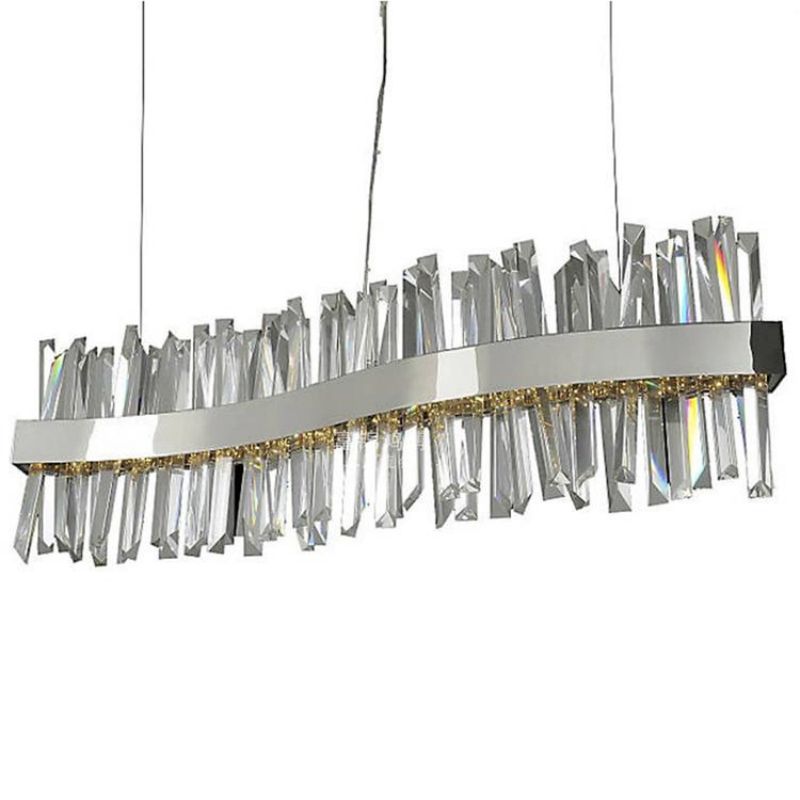 JC Wave Crystal Chandelier