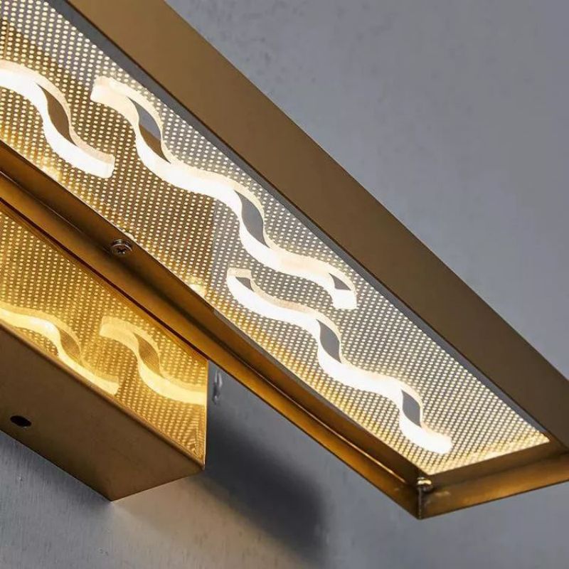 JC Wave Modern Sculpture Wall Sconce