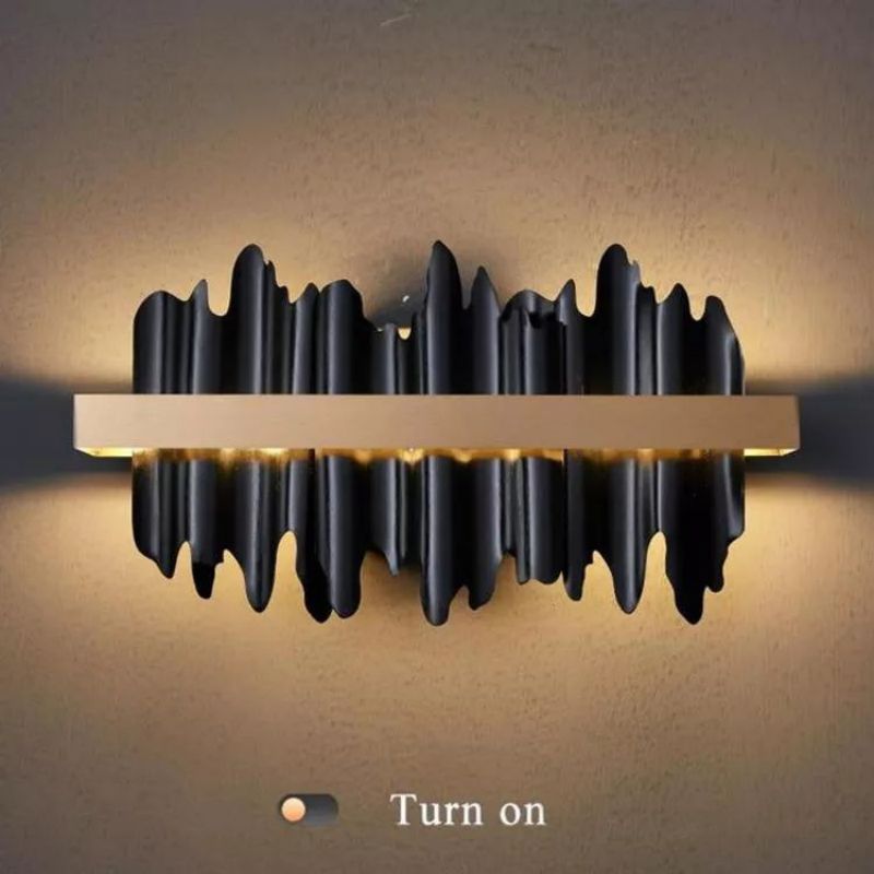 JC Wave Modern Sculpture Wall Sconce