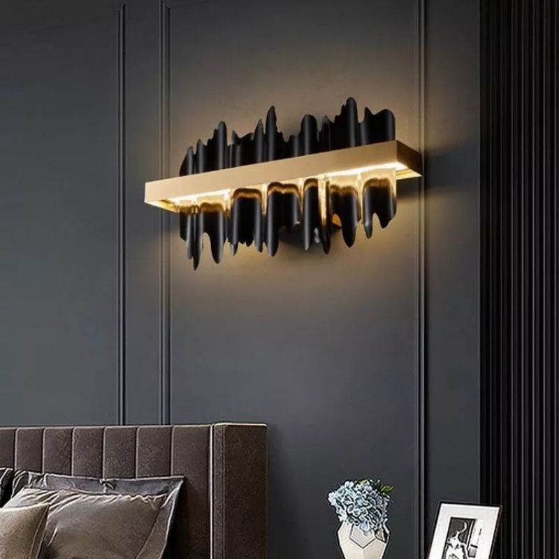 JC Wave Modern Sculpture Wall Sconce