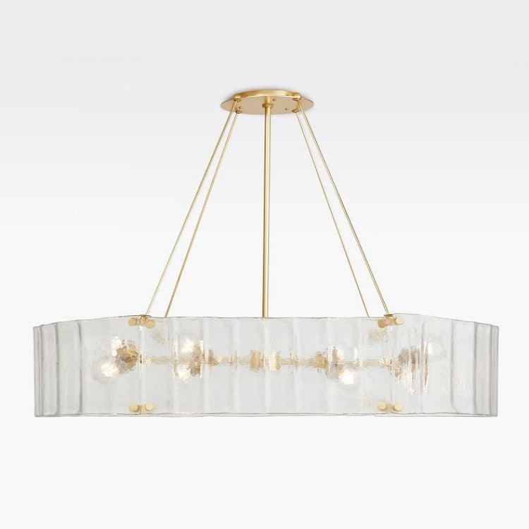 Womter Oval Crystal Chandelier 48"